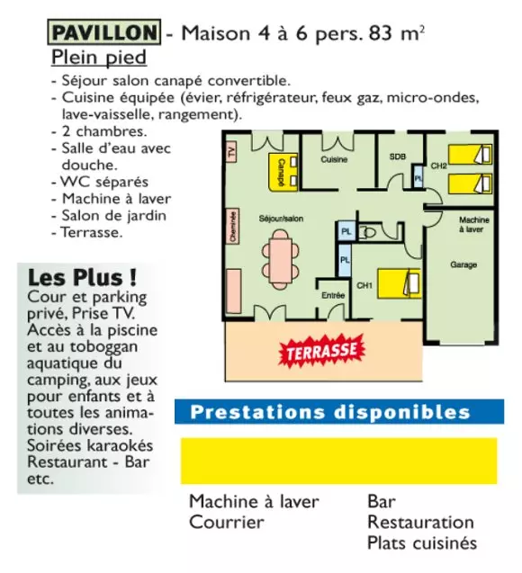 plan pavillon