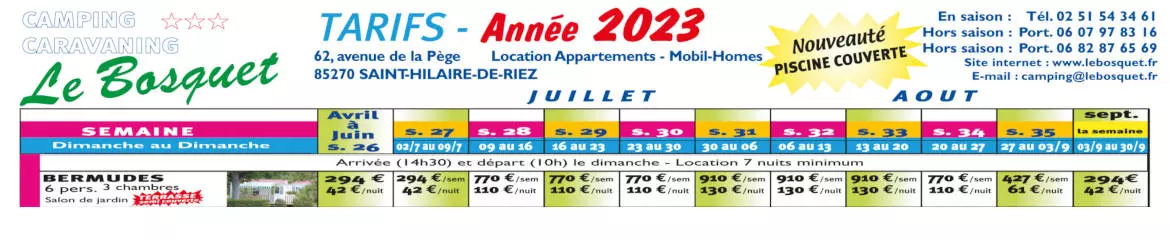 bermudes dimanche